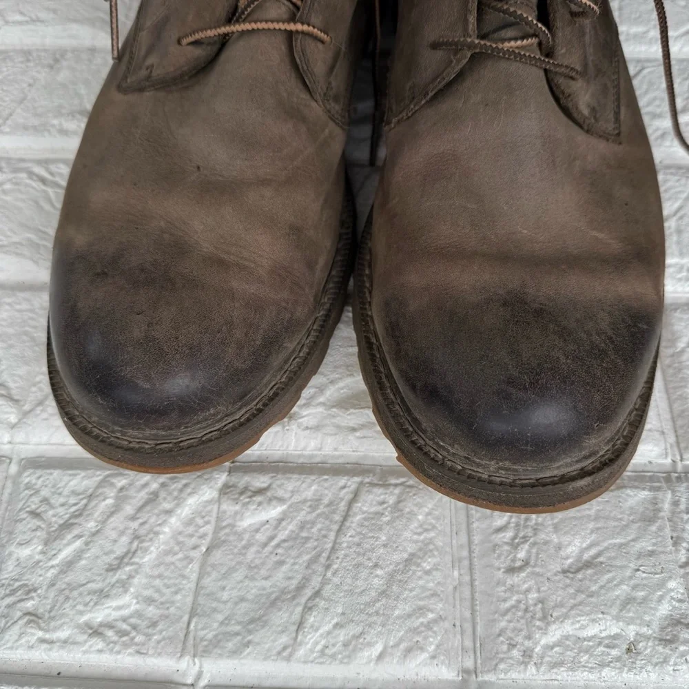 Sorel Men's NM2786-246 Madson Chukka Brown Leather Waterproof 11.5